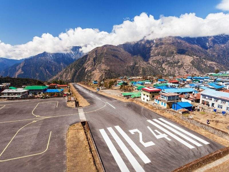 Tenzing Hillary Airport Lukla Airport, Namche Gateway of The Everest